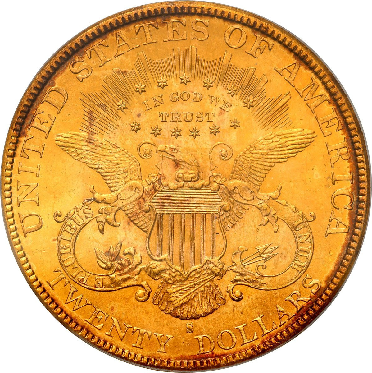 USA. 20 dolarów 1894 S San Francisco PCGS MS64